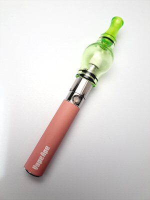 Vape Ape Original Green Glass Gobe Tip w/Pink Battery