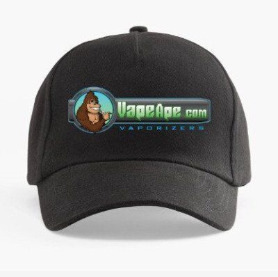 Vape Ape Original Gear Baseball Cap Black w/Logo